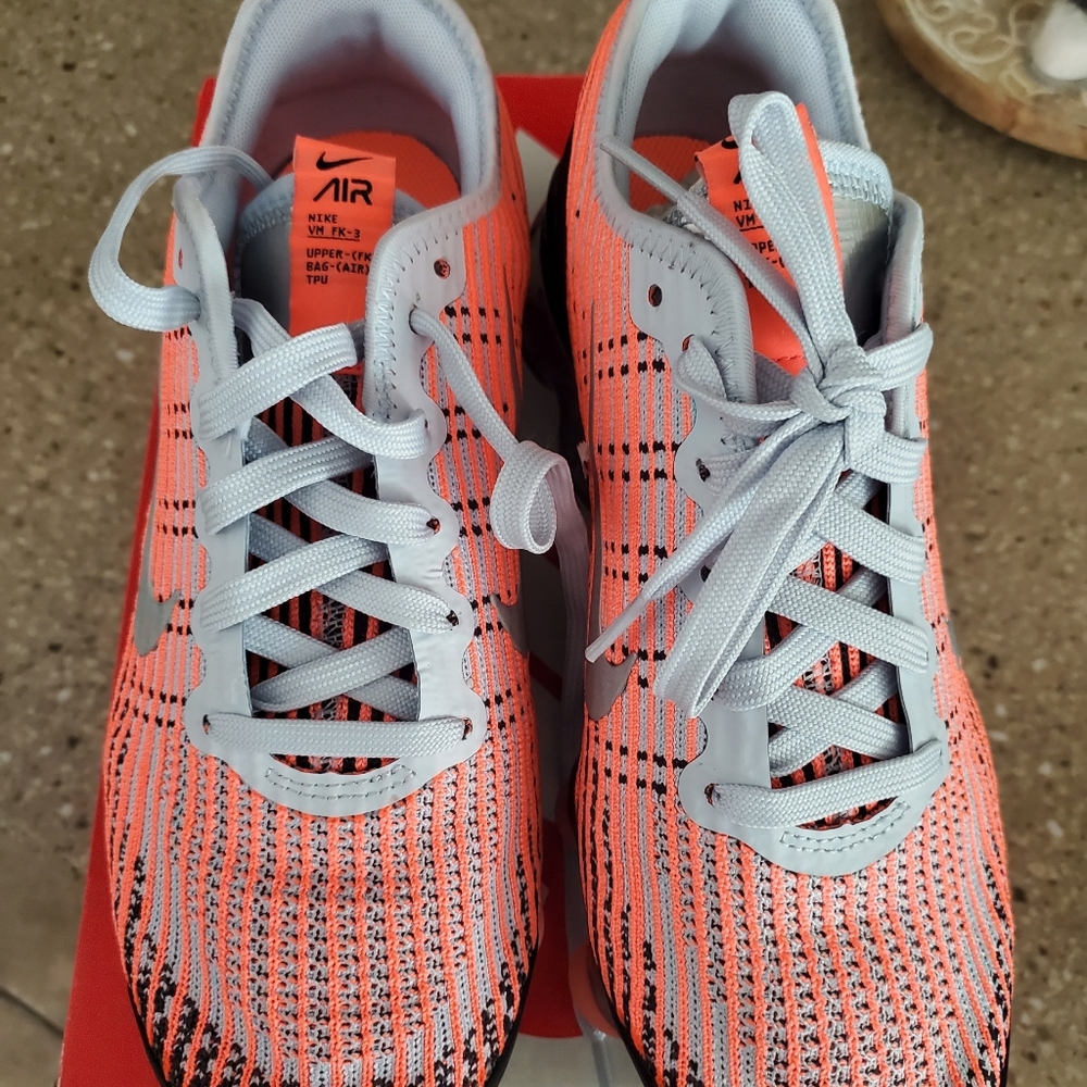 Brand new Nike VaporMax 6.5 in striking ora